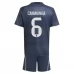 Maglia Real Madrid Camavinga 6 Bambino Divisa Trasferta 2025/26