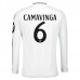 Maglia Real Madrid Camavinga 6 Divisa Prima 2024/25 Manica Lunga