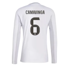 Maglia Real Madrid Camavinga 6 Divisa Prima 2025/26 Manica Lunga