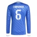 Maglia Real Madrid Camavinga 6 Divisa Terza 2025/26 Manica Lunga