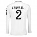 Maglia Real Madrid Carvajal 2 Divisa Prima 2024/25 Manica Lunga