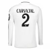 Maglia Real Madrid Carvajal 2 Divisa Prima 2024/25 Manica Lunga