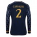 Maglia Real Madrid Carvajal 2 Divisa Trasferta 2023/24 Manica Lunga