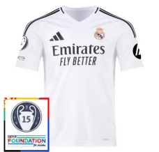 Maglia Real Madrid Divisa Prima 15th Champions League With Patch 2024/25