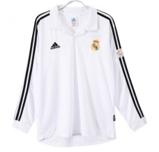 Maglia Real Madrid Divisa Prima Retro 2002-03 Manica Lunga