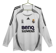 Maglia Real Madrid Divisa Prima Retro 2006-07 Manica Lunga