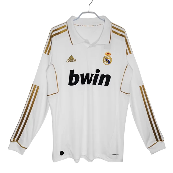 Maglia Real Madrid Divisa Prima Retro 2011-12 Manica Lunga Maglia Real Madrid Divisa Prima Retro 2011-12 Manica Lunga