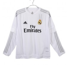 Maglia Real Madrid Divisa Prima Retro 2015-16 Manica Lunga