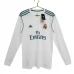Maglia Real Madrid Divisa Prima Retro 2017-18 Manica Lunga