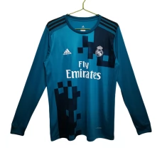 Maglia Real Madrid Divisa Terza Retro 2017-18 Manica Lunga