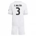 Maglia Real Madrid E.Militao 3 Bambino Divisa Prima 2025/26