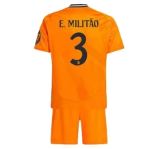 Maglia Real Madrid E.Militao 3 Bambino Divisa Trasferta 2024/25 Maglia Real Madrid E.Militao 3 Bambino Divisa Trasferta 2024/25