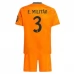Maglia Real Madrid E.Militao 3 Bambino Divisa Trasferta 2024/25