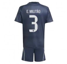 Maglia Real Madrid E.Militao 3 Bambino Divisa Trasferta 2025/26