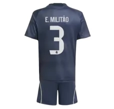 Maglia Real Madrid E.Militao 3 Bambino Divisa Trasferta 2025/26 Maglia Real Madrid E.Militao 3 Bambino Divisa Trasferta 2025/26
