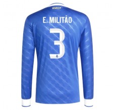 Maglia Real Madrid E.Militão 3 Divisa Terza 2025/26 Manica Lunga