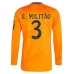 Maglia Real Madrid E.Militao 3 Divisa Trasferta 2024/25 Manica Lunga