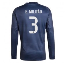 Maglia Real Madrid E.Militao 3 Divisa Trasferta 2025/26 Manica Lunga