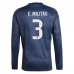 Maglia Real Madrid E.Militao 3 Divisa Trasferta 2025/26 Manica Lunga