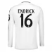 Maglia Real Madrid Endrick 16 Divisa Prima 2024/25 Manica Lunga