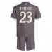 Maglia Real Madrid F.Mendy 23 Bambino Divisa Terza 2024/25