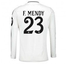 Maglia Real Madrid F.Mendy 23 Divisa Prima 2024/25 Manica Lunga