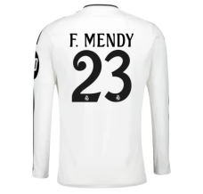 Maglia Real Madrid F.Mendy 23 Divisa Prima 2024/25 Manica Lunga