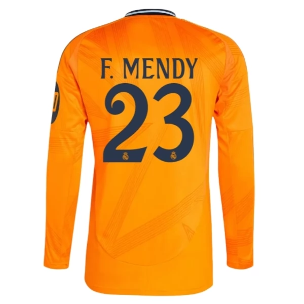 Maglia Real Madrid F.Mendy 23 Divisa Trasferta 2024/25 Manica Lunga Maglia Real Madrid F.Mendy 23 Divisa Trasferta 2024/25 Manica Lunga