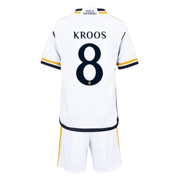Maglia Real Madrid Kroos 8 Bambino Divisa Prima 2023/24 Maglia Real Madrid Kroos 8 Bambino Divisa Prima 2023/24