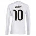 Maglia Real Madrid Mbappé 10 Divisa Prima 2025/26 Manica Lunga