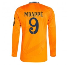 Maglia Real Madrid Mbappé 9 Divisa Trasferta 2024/25 Manica Lunga