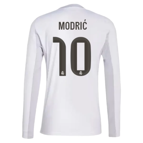 Maglia Real Madrid Modrić 10 Divisa Prima 2025/26 Manica Lunga Maglia Real Madrid Modrić 10 Divisa Prima 2025/26 Manica Lunga