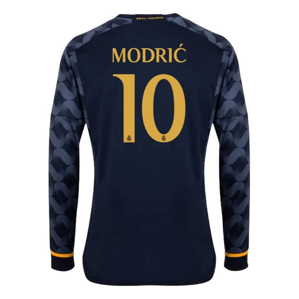 Maglia Real Madrid Modrić 10 Divisa Trasferta 2023/24 Manica Lunga Maglia Real Madrid Modrić 10 Divisa Trasferta 2023/24 Manica Lunga