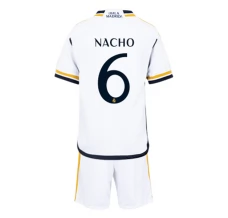 Maglia Real Madrid Nacho 6 Bambino Divisa Prima 2023/24 Maglia Real Madrid Nacho 6 Bambino Divisa Prima 2023/24