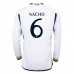 Maglia Real Madrid Nacho 6 Divisa Prima 2023/24 Manica Lunga