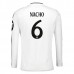 Maglia Real Madrid Nacho 6 Divisa Prima 2024/25 Manica Lunga