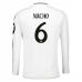 Maglia Real Madrid Nacho 6 Divisa Prima 2024/25 Manica Lunga