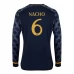 Maglia Real Madrid Nacho 6 Divisa Trasferta 2023/24 Manica Lunga