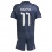 Maglia Real Madrid Rodrygo 11 Bambino Divisa Trasferta 2025/26