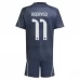 Maglia Real Madrid Rodrygo 11 Bambino Divisa Trasferta 2025/26