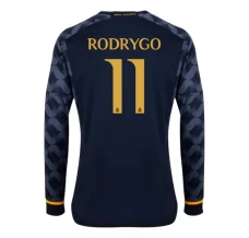 Maglia Real Madrid Rodrygo 11 Divisa Trasferta 2023/24 Manica Lunga Maglia Real Madrid Rodrygo 11 Divisa Trasferta 2023/24 Manica Lunga