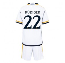 Maglia Real Madrid Rudiger 22 Bambino Divisa Prima 2023/24