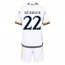 Maglia Real Madrid Rudiger 22 Bambino Divisa Prima 2023/24
