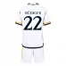 Maglia Real Madrid Rudiger 22 Bambino Divisa Prima 2023/24