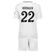Maglia Real Madrid Rüdiger 22 Bambino Divisa Prima 2024/25