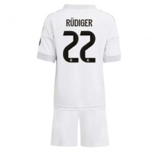 Maglia Real Madrid Rüdiger 22 Bambino Divisa Prima 2025/26