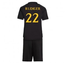 Maglia Real Madrid Rüdiger 22 Bambino Divisa Terza 2023/24