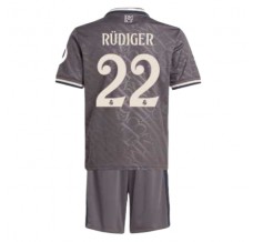 Maglia Real Madrid Rüdiger 22 Bambino Divisa Terza 2024/25