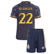 Maglia Real Madrid Rüdiger 22 Bambino Divisa Trasferta 2023/24