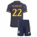 Maglia Real Madrid Rüdiger 22 Bambino Divisa Trasferta 2023/24